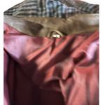 Wild Cats Pelsnoer Denmark Women Brown Leather Plaid Lining Hooded Jacket Coat L Size L Photo 8