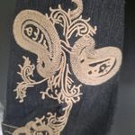 ANN Trinity Denim Jacket with Ornate Designs‎ Size L Blue Size L Photo 2