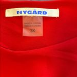 Peter Nygard NWOT Nygard Chiffon Overlay 3X Blouse Photo 3
