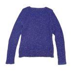 Modcloth  Impromptu Photoshoot Open Knit Sweater Purple Speckled Size Small Photo 3