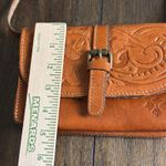 Patricia Nash  Torri Crossbody Organizer Bag Embossed Tooled 100% Leather Photo 2