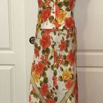 PLENTY ANTHROPOLOGIE 100% SILK HIBISCUS FLORAL RESORT WEAR DRESS Pink Photo 0