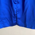 Mac Duggal  Rhinestone-Strap Satin Mini Dress Indigo Photo 11