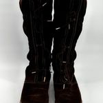 Sorel  Firenzy Snow Boots Water Resistant Suede Wool Lined Knee High Brown 7.5 Photo 4