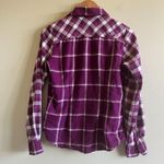 Marmot Flannel Shirt Womens Size S Purple Plaid Bridget Long Sleeve Top Athletic Photo 3