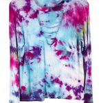 Heart & Hips Heart Hips Small Top Handmade Tie Dye Fancy Free Blue Pink Purple Strappy 1204 Photo 0