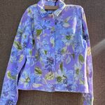 Coldwater Creek Vintage  floral pastel print denim Women’s jacket Sz M Photo 1