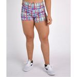 NWT Fleo Spring Be Nice Plaid Shorts power mid high size small Pink Photo 6