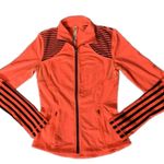 Lululemon Forme Active Jacket Orange Navy Striped Blue Size 6 Gym TN Vols Workou Photo 0