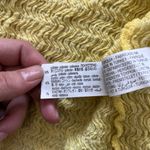 ZARA  Yellow Textured Knit Tie Front Cardigan Women’s Small Short Sleeve Crop Y2K Photo 13