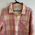Rails NWT Ellis Rose Sand Ivory Long Sleeve Gauze Button Up Shirt Size XXL Photo 2