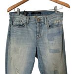 J Brand J Brand Distressed Jeans Ripped Grunge Size 29 Blue Denim BOHO Edgy Destruct Photo 2