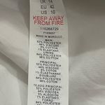 Topshop  White and Lavender Striped Puff Sleeve Mini Dress Photo 7