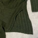 Topshop Green Oversized Open Front Knit Cardigan Size S Photo 6