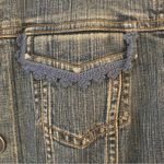 Harold’s Denim Blue Jean Button Up Jacket Women’s Size Medium Photo 3