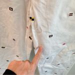 Lilly Pulitzer Mainline Jean Cropped White Embroidered Nautical Flag Size 10 Photo 7