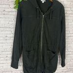 James Perse  Faded Black Utility Field Jacket Photo 1