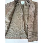 Spiegel  Women's Plus Size 24‎ Quilted Brown Mid-Length Jacket Photo 3