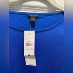 Ann Taylor New  Royal Blue Shirt Ruched Photo 3