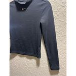 Nike  Black Long Sleeve Top Woman’s Size XS FLAWED-Spots Photo 1