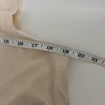 Lila Clothing Vintage A Line High Neck Dress Pale Gold Shimmer Large Photo 9