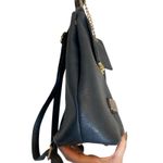 Ted Lapidus Faux Leather Navy Blue Backpack Photo 3