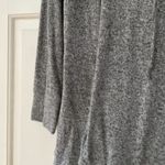 Aerie Just Add Leggings Sweater Heathered Gray Size Medium Cowl Neck Drawstring Photo 2
