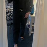 Wild Fable Women's Mid-Rise 90's Relaxed Straight Jeans - ™ Black Wash 12 Photo 5