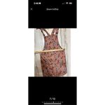 Floral denim overall dress Pink Size M Photo 6