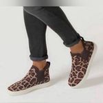 Rothy’s The Chelsea Wildcat Print Pull On Ankle Booties Brown Size 7.5 Photo 1