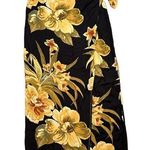 Vintage Floral Skirt Wrap Maxi Carole Little 4 6 8 10 Green Photo 0