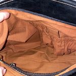 Stone Mountain genuine leather handbag black strap middle zipper closure NWT Photo 7