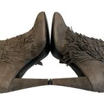Banana Republic  Darcy Fringe Ankle Suede Bootie, Sz 7 Photo 9