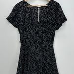 Trixx Dress Women XL Black Flare Polka Dot Whimsigoth Retro Babydoll Mini Skater Photo 0
