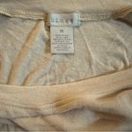 Hinge Nordstrom Ruffle Cuff Long Sleeve Top in Cream NWOT Medium Photo 8