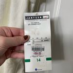 Jantzen NEW  women’s cream soft ribbed textured low‎ cut back one piece swimsuit Photo 3