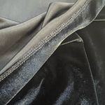 Gilligan & O'Malley Black Crushed Velvet Lace Detail Slip Gown/Dress Size Large Photo 7