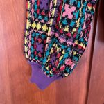 Farm Rio for Anthropologie Sweater Granny Square Pattern Size XS Photo 5