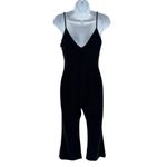 Amanda Uprichard  X REVOLVE‎ Chandon Jumpsuit Black Ponte Medium Cropped Date Photo 3