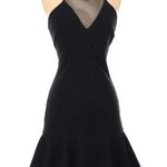 Robert Rodriguez  mesh yoke flounce hem dress Photo 0