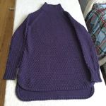 Gap Mockneck Chunky Long Tunic Sweater Purple/Blue - Sz Medium Photo 0