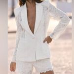 ZARA  EMBROIDERED EYELET BLAZER NWOT Photo 1