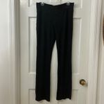 Eileen Fisher  Sz M Charcoal Heather Knit Yoga Pants Lounge Straight Leg Comfy Photo 1