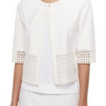 Lafayette 148 New York Ivory White Jacket Size S Photo 0