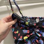 Free People Black Floral Tiered Skirt Mini Y2K Dress Photo 3