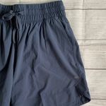 Women's Athletic Drawstring Elastic Waist Ice Blue Shorts Size M Photo 1