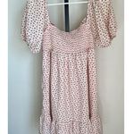 Storia Tiny Roses Puff Sleeve Dress Large New With Tags Cottagecore Photo 2