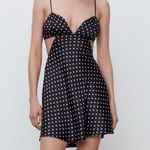 ZARA Polka Dot Mini Dress Multi Photo 0