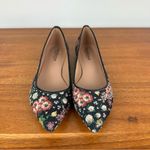 Sundance New! Black Floral Marais Flats, 5.5 US / 36 EU Photo 2