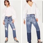 ZARA  mid-rise straight fit jeans Size 2 Photo 4